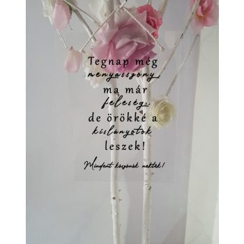 Esküvői ajándéktábla Szülőknek