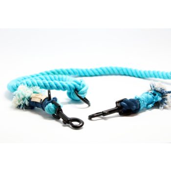 Pamut Kiképző Kötélpóráz Türkizkék