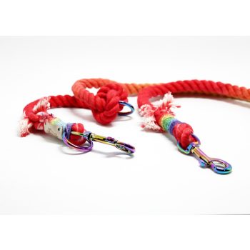 Pamut Kiképző Kötélpóráz alapszíne Piros