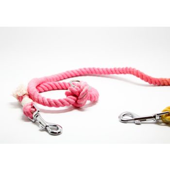 Pamut Kiképző Kötélpóráz alapszíne Rózsaszín
