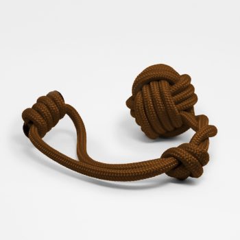 PP Kötéllabda Kicsi Duplaszárú Csokibarna